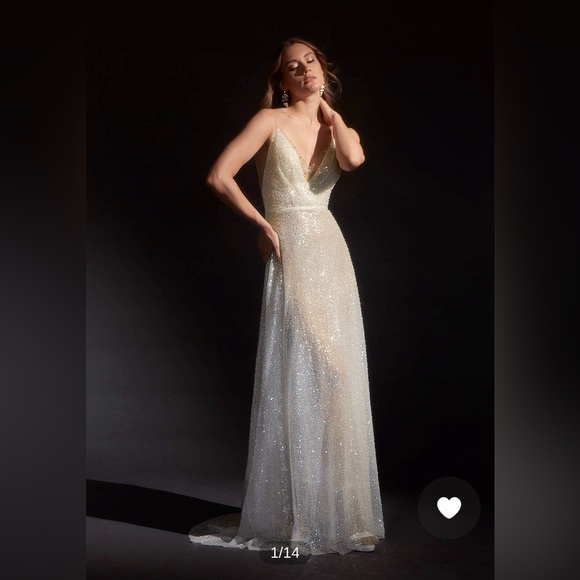 Sparkly Wedding Reception Gown - Picture 3 of 7